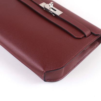 Hermes Kelly Depeches 25 Rouge H Epsom Y Stamp - photo 17