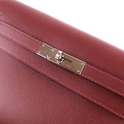 Hermes Kelly Depeches 25 Rouge H Epsom Y Stamp - photo 6