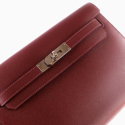 Hermes Kelly Depeches 25 Rouge H Epsom Y Stamp - photo 7