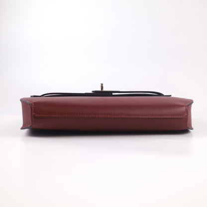 Hermes Kelly Depeches 25 Rouge H Epsom Y Stamp - photo 4