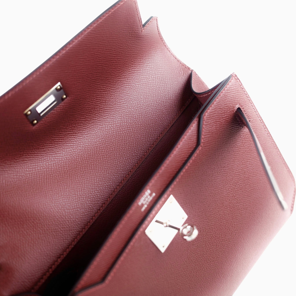 Hermes Kelly Depeches 25 Rouge H Epsom Y Stamp - photo 10