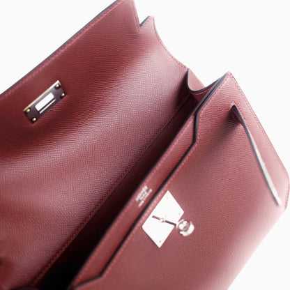 Hermes Kelly Depeches 25 Rouge H Epsom Y Stamp - photo 10