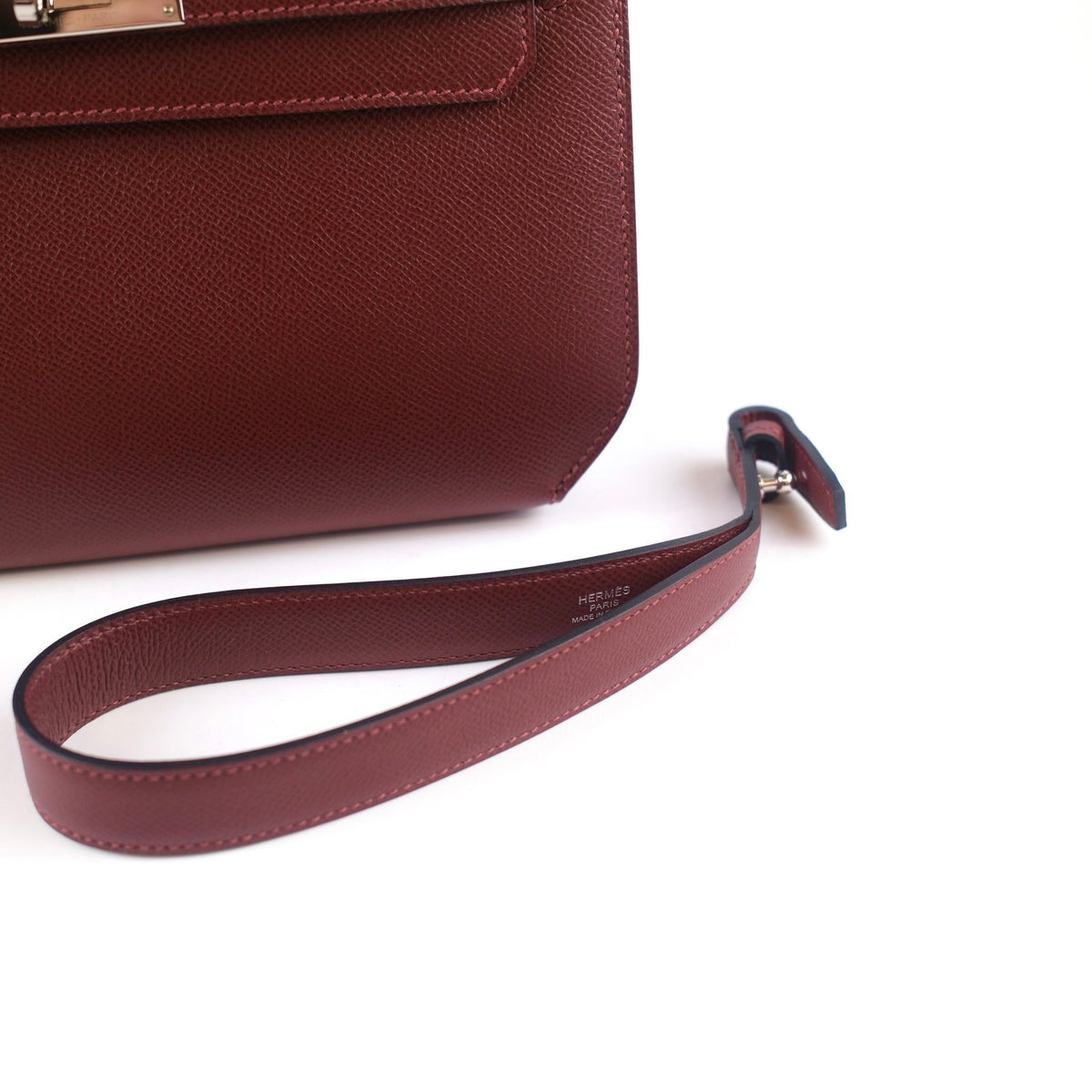 Hermes Kelly Depeches 25 Rouge H Epsom Y Stamp - photo 14