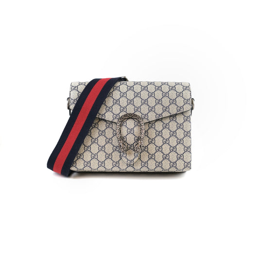 Gucci Men's Dionysus GG Messenger Beige/Blue - photo 1