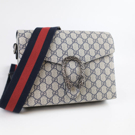 Gucci Men's Dionysus GG Messenger Beige/Blue - photo 2