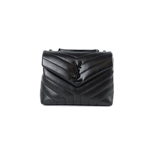 Saint Laurent Small Lou Lou Black Lambskin - photo 1