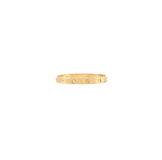 Cartier Love Bracelet 4 Diamonds Size 17 Yellow Gold (2018) - photo 1