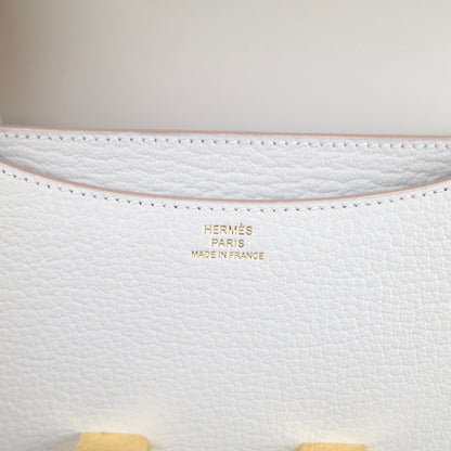 Hermes Mini Constance 18 Gris Perle K Stamp - photo 11