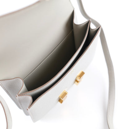 Hermes Mini Constance 18 Gris Perle K Stamp - photo 12