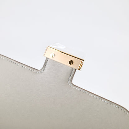 Hermes Mini Constance 18 Gris Perle K Stamp - photo 17