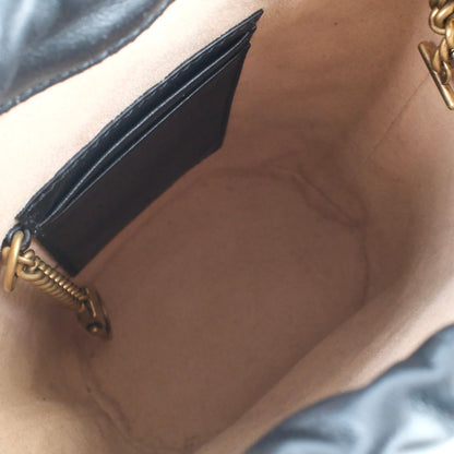 Gucci GG Marmont Mini Bucket Bag Black Calfskin - photo 9