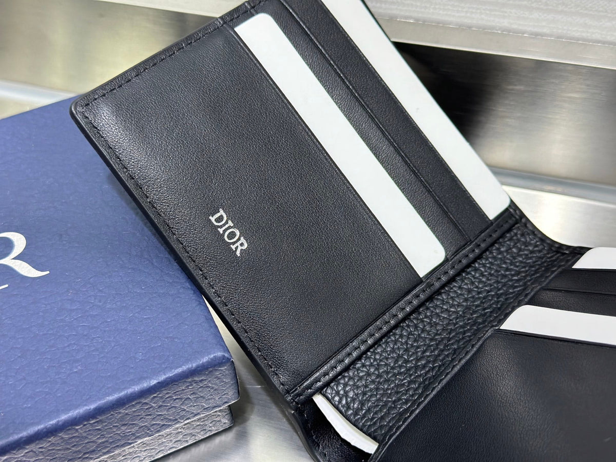 Dior Black & Beige Oblique Jacquard Bifold Wallet - photo 6