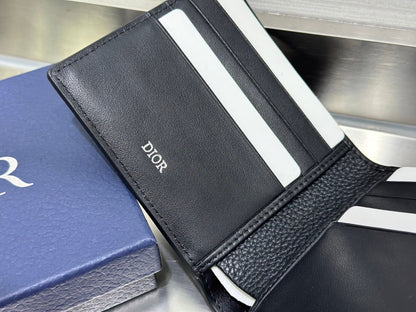 Dior Black & Beige Oblique Jacquard Bifold Wallet - photo 6