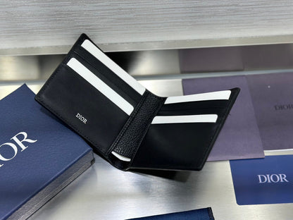 Dior Black & Beige Oblique Jacquard Bifold Wallet - photo 5