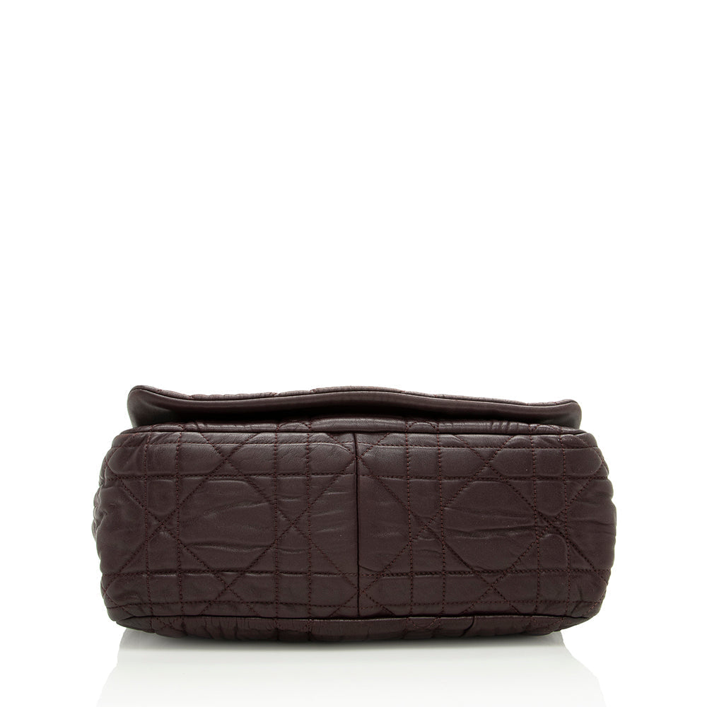 Dior Cannage Lambskin Large Flap Shoulder Bag - image 4