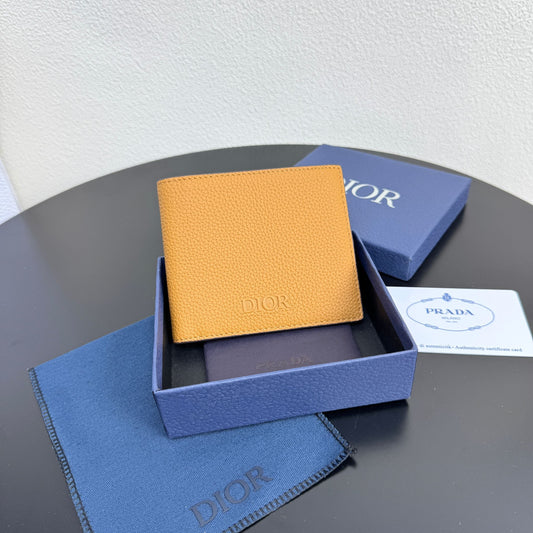 Dior Men's Privé Bifold Wallet - Brown Grained Calfskin - image 2