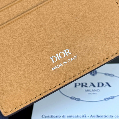 Dior Men's Privé Bifold Wallet - Brown Grained Calfskin - image 7