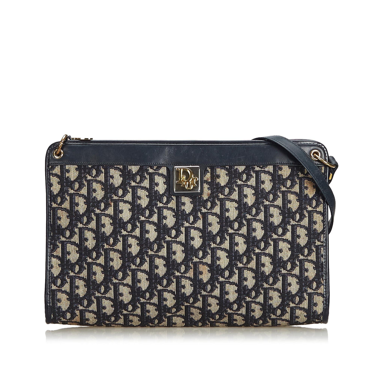 Dior Oblique Canvas Shoulder Bag - image 1