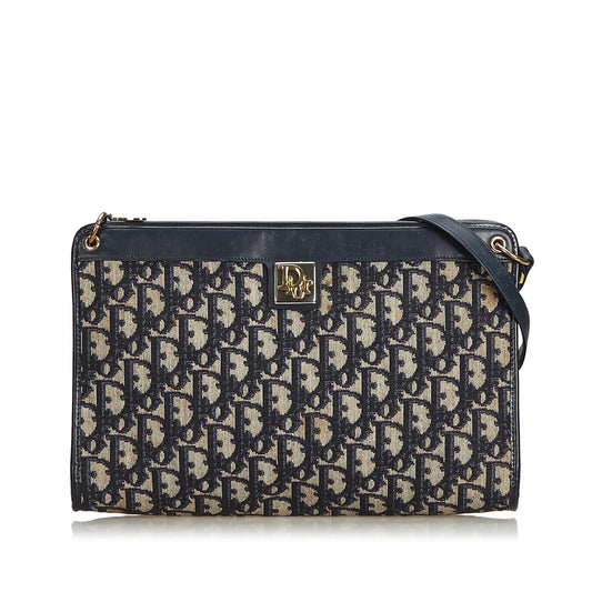 Dior Oblique Canvas Shoulder Bag - image 1