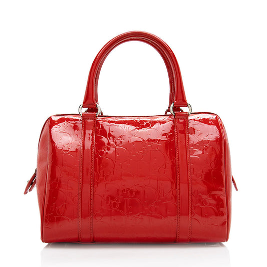 Dior Oblique Patent Leather Boston Bag - image 1