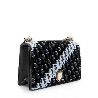 Dior Velvet Diorama Medium Shoulder Bag - image 2