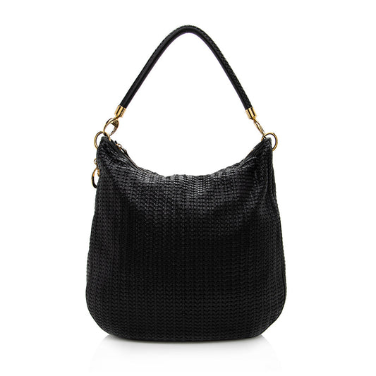 Dior Woven Leather Soft Lady Hobo - image 1