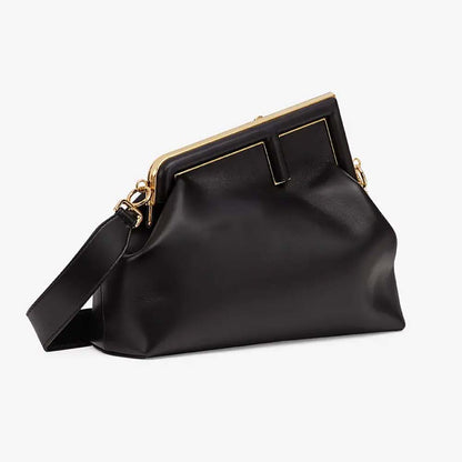 Fendi First Medium Black Leather Bag - photo 6