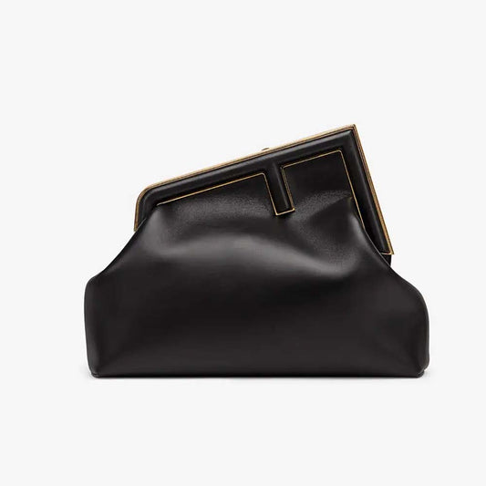 Fendi First Medium Black Leather Bag - photo 1