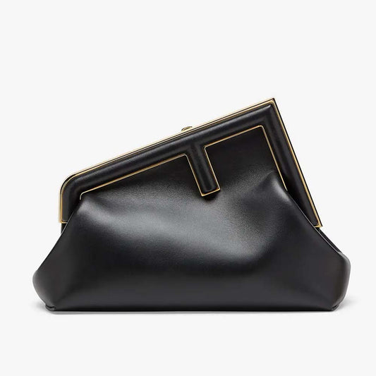 Fendi First Small Black Leather Bag - photo 1