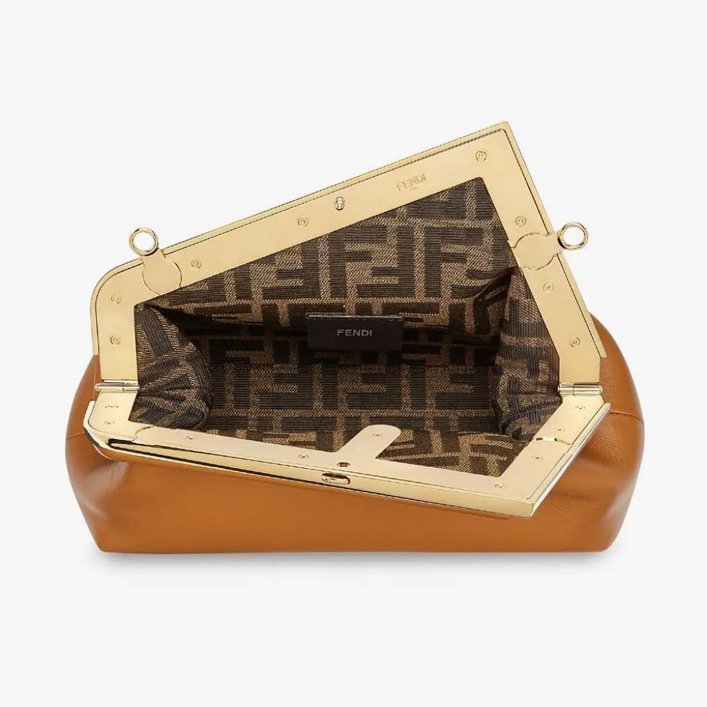Fendi First Small Brown Leather Bag - photo 5