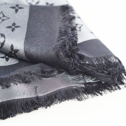 Louis Vuitton Shine Monogram Black Shawl - photo 4