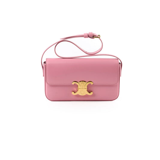 Celine Triomphe Pink Shoulder Bag - photo 1