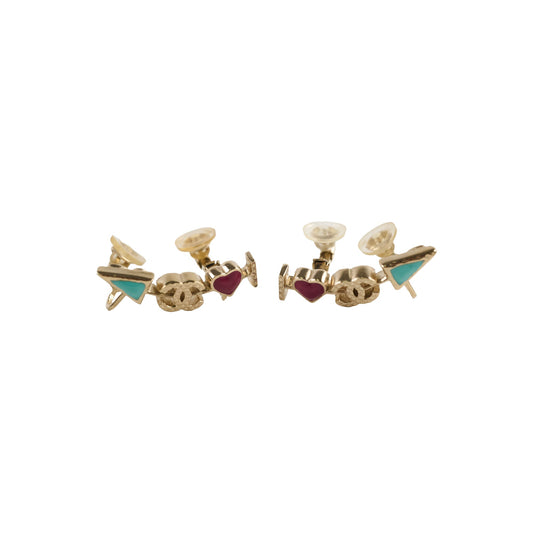 Chanel Earring Clip Heart (Costume Jewellery) - photo 1