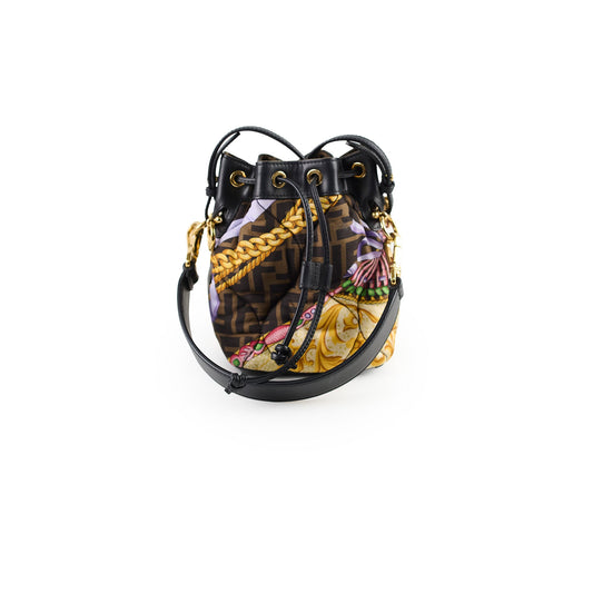 Fendi x Versace Collection FENDACE Mini Mon Tresor Zucca Bucket Bag - photo 1