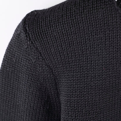 Chanel Black Sequin Wool Cardigan Size 40 - photo 6