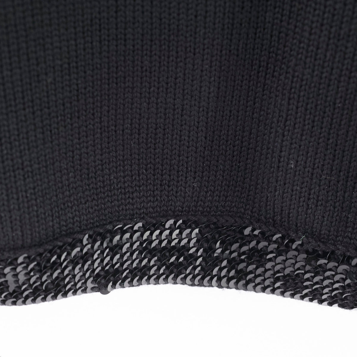 Chanel Black Sequin Wool Cardigan Size 40 - photo 9