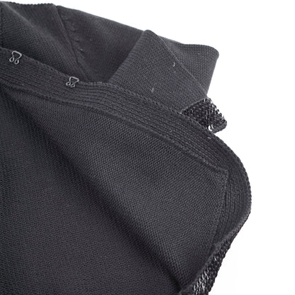 Chanel Black Sequin Wool Cardigan Size 40 - photo 14