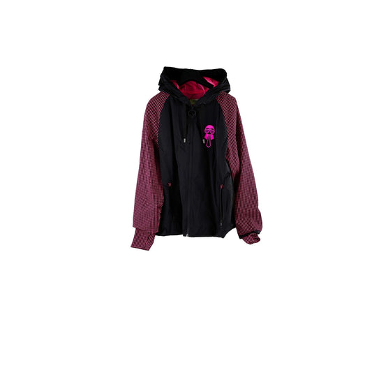 Fendi Pink/Black Nylon Jacket Size 40 - photo 1