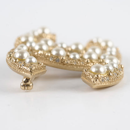 Chanel Pearl Gold Brooch Costume Jewellery - photo 3
