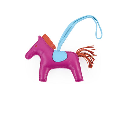 Hermes Rodeo MM Rose Purpre/Cornaline/Celeste Charm - photo 1