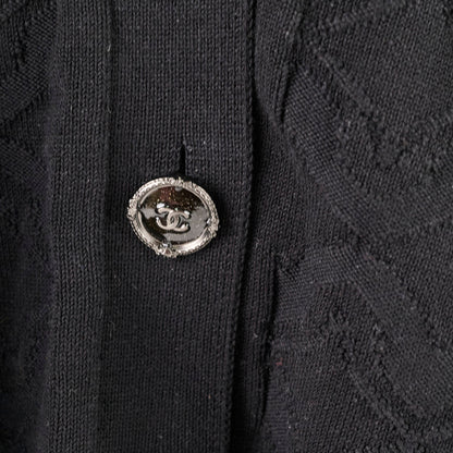 Chanel Black Cotton Cardigan Size 42 - photo 4
