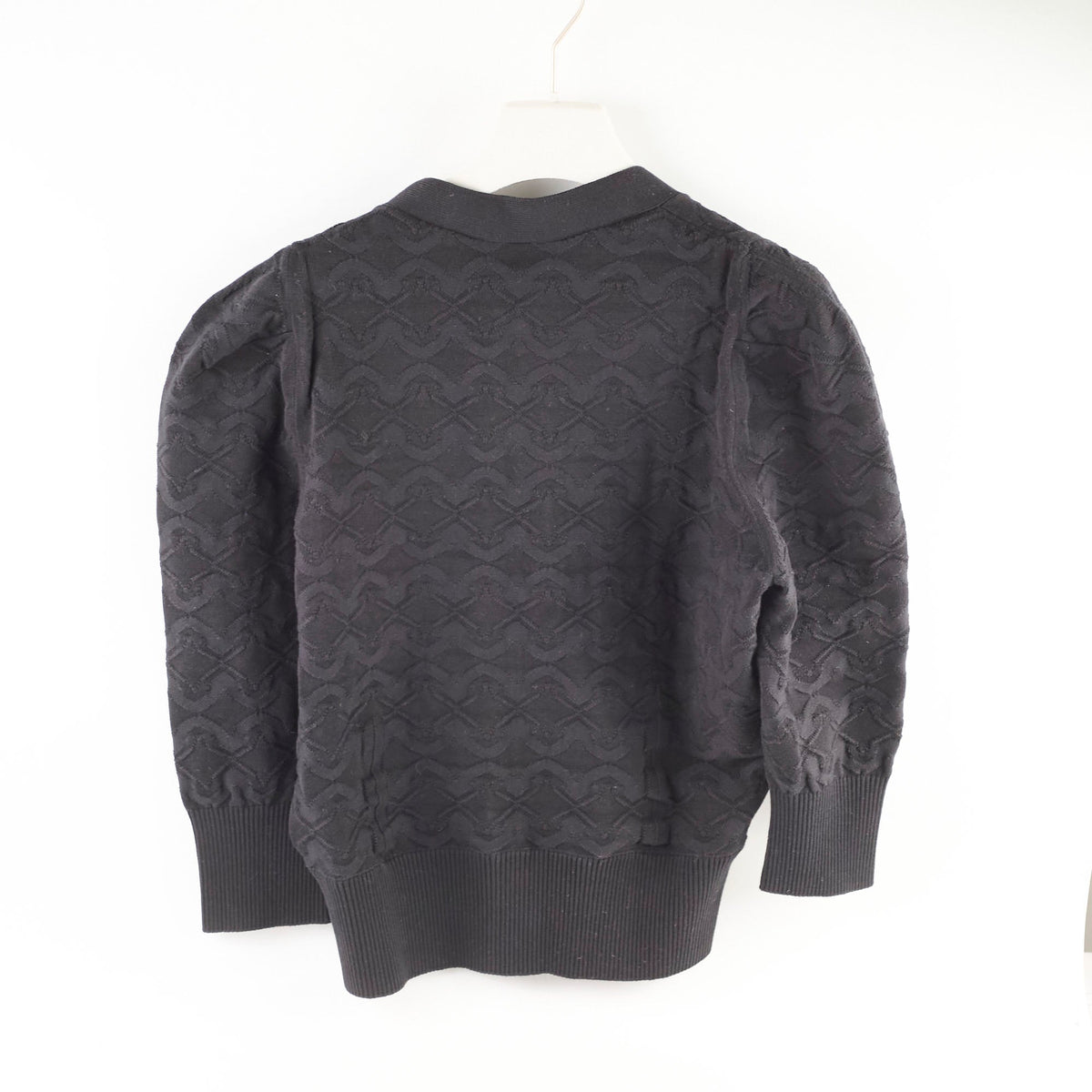 Chanel Black Cotton Cardigan Size 42 - photo 2