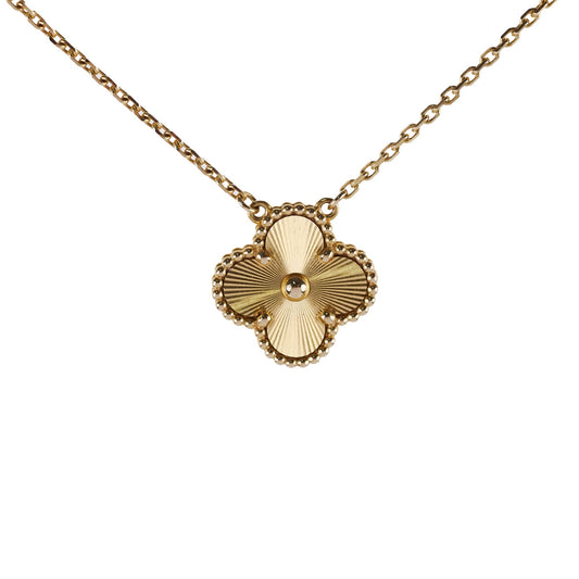 Van Cleef and Arpels Vintage Alhambra Gold Pendant Neclace - photo 1