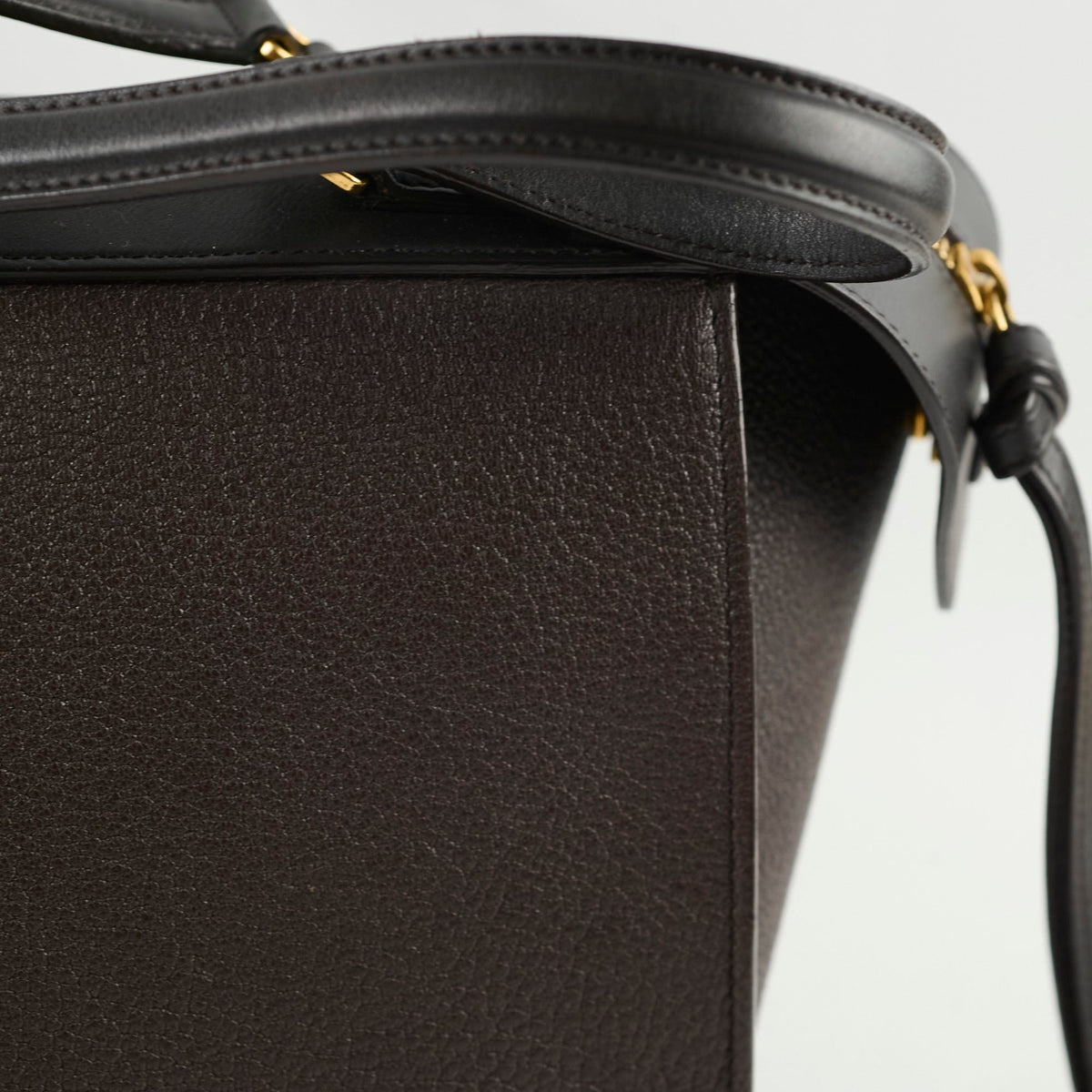 Celine Ring Bag Dark Brown - photo 9