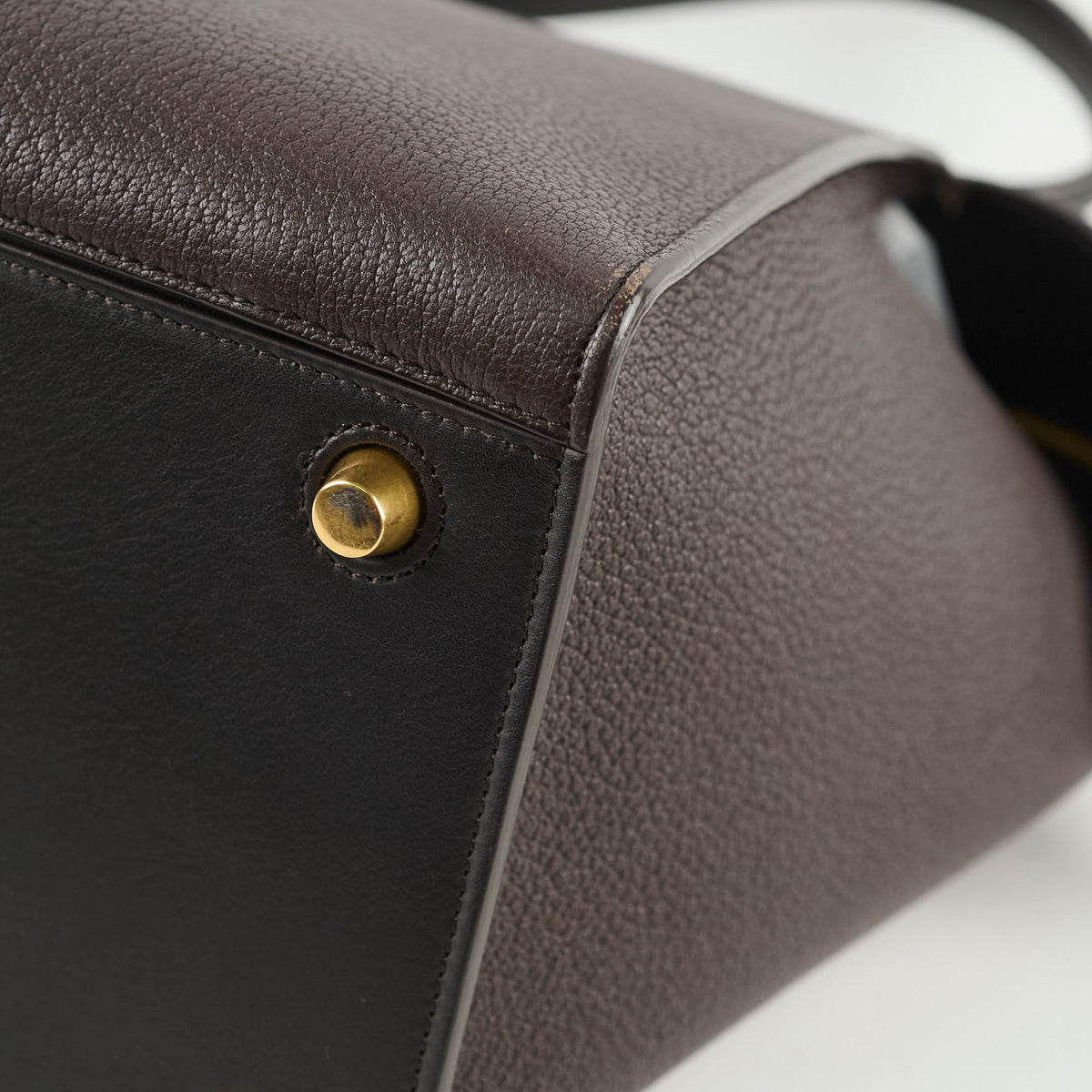 Celine Ring Bag Dark Brown - photo 10