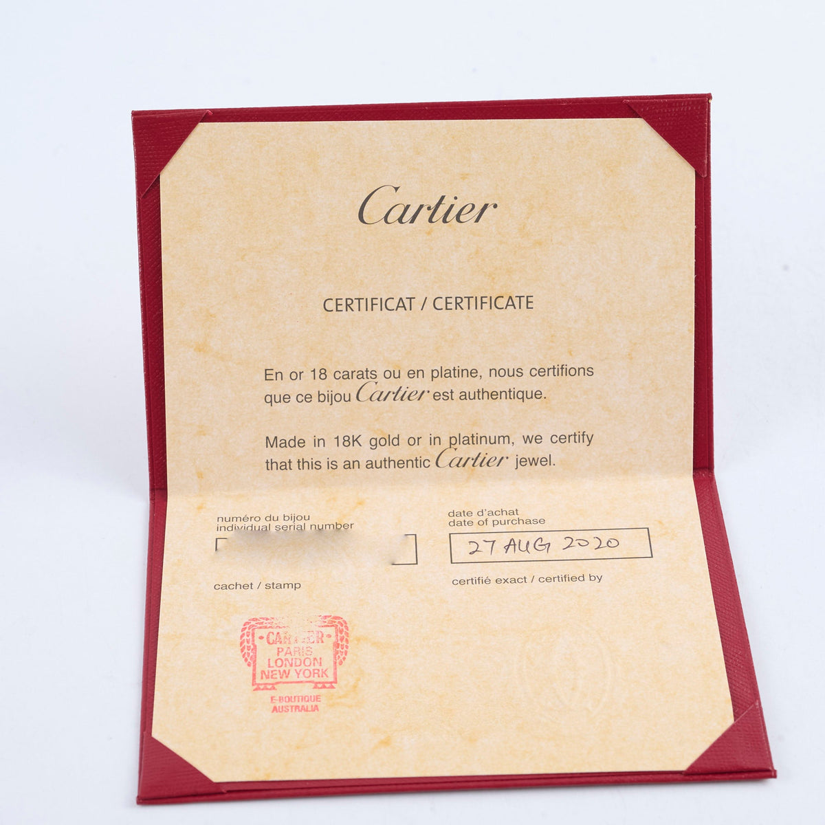 Cartier Classic Model Trinity Ring Size 51 - photo 5