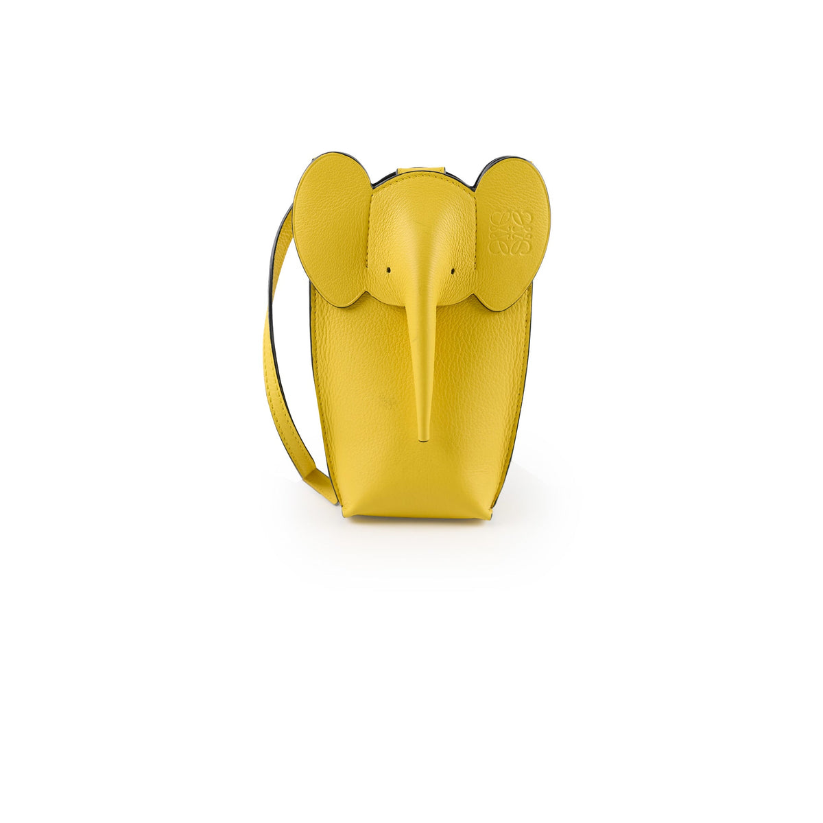 Loewe Elephant Crossbody Bag Yellow - photo 1