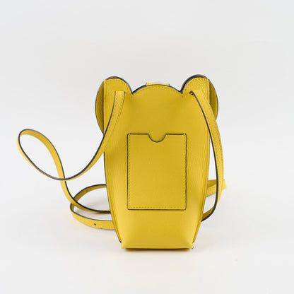 Loewe Elephant Crossbody Bag Yellow - photo 2