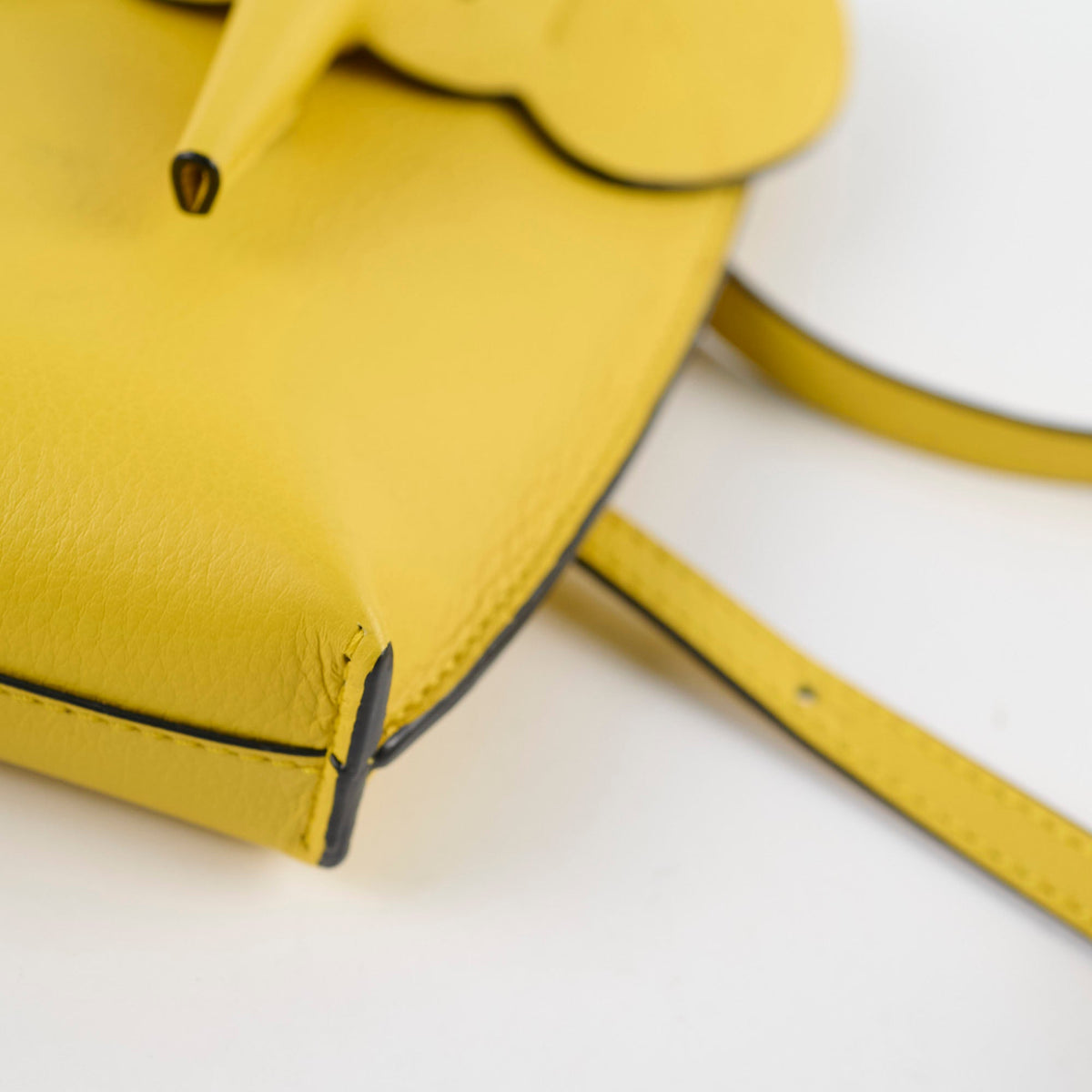 Loewe Elephant Crossbody Bag Yellow - photo 9