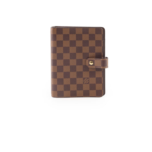 Louis Vuitton Medium Ring Agenda Cover Damier Ebene - photo 1